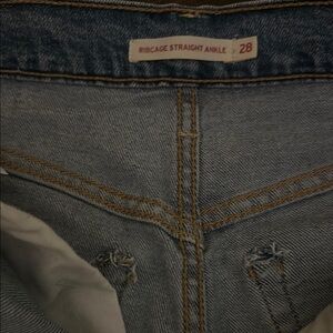 Ribcage Straight Ankle Jeans